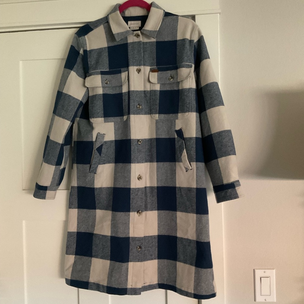 Brixton long plaid jacket, NWOT size S